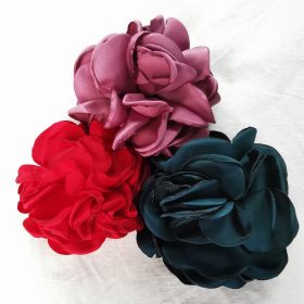 Blomster hårklemmer – model rodet blomst