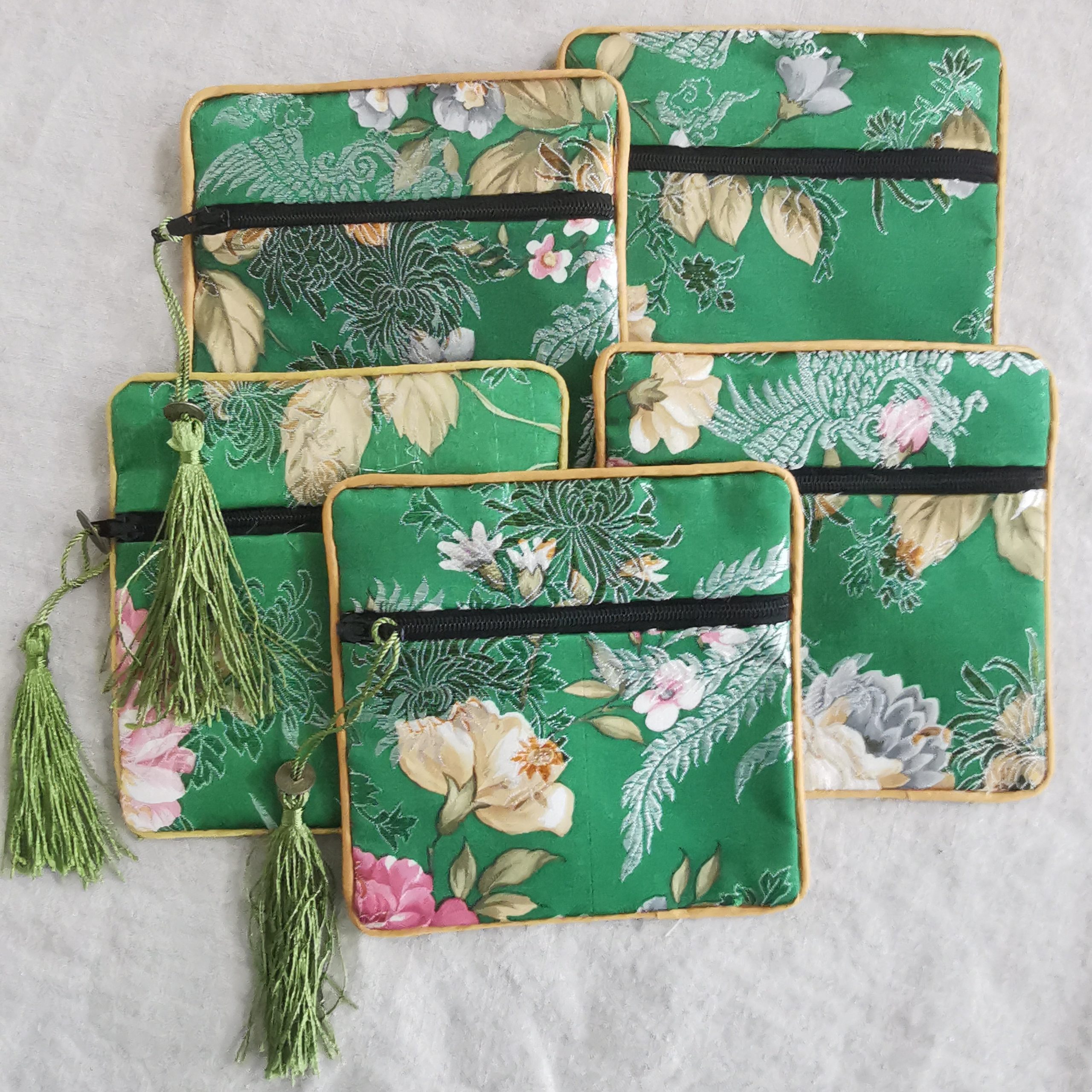 Yndig pung - bundfarve julegrøn Yndig pung - bundfarve julegrøn