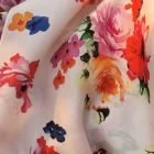 Blomsterhav silketørklæde