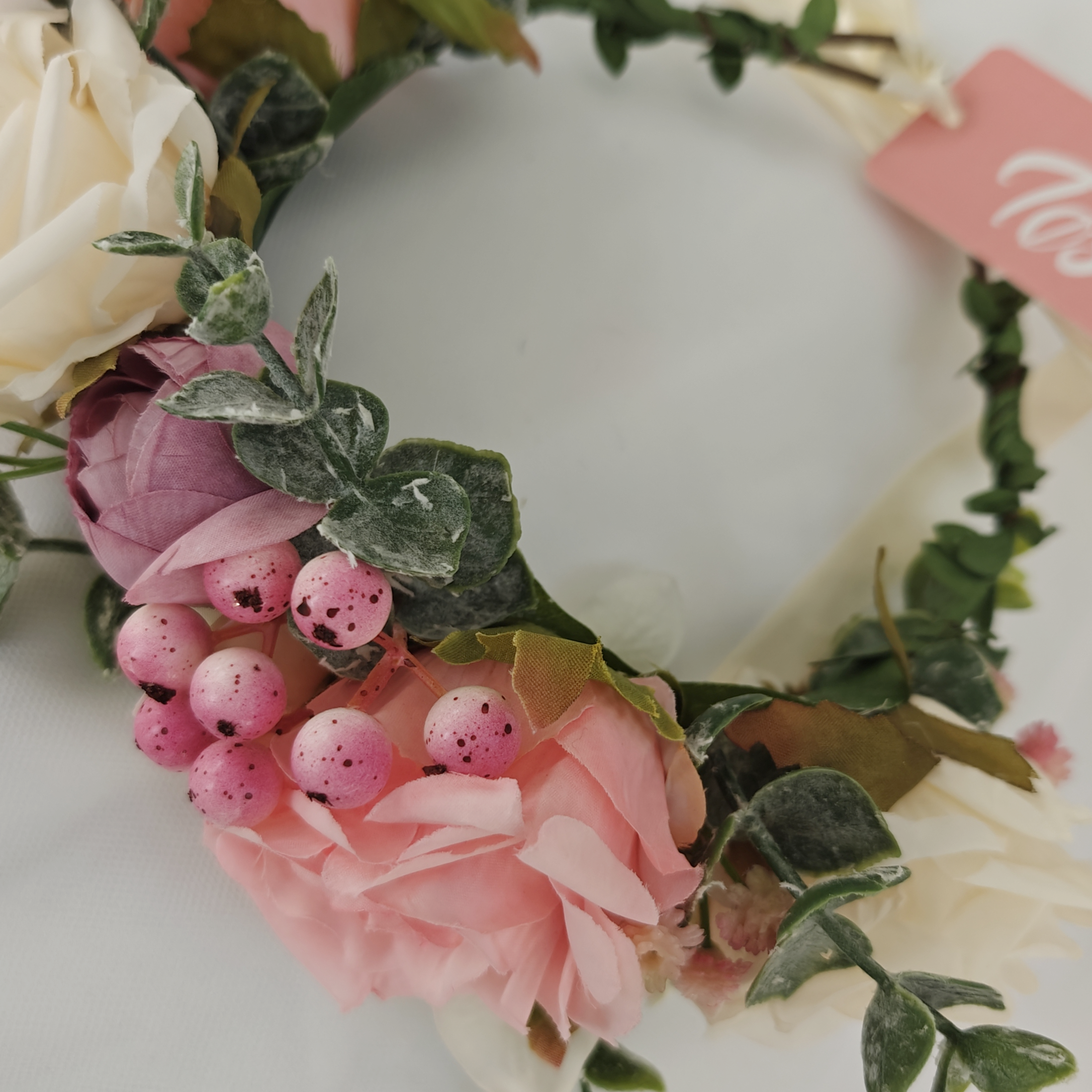 Romantisk blomsterhårkrans Romantisk blomsterhårkrans