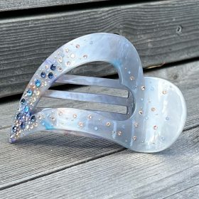 Astra Cinderella – hjerteformet hårklemme i celluloseacetat